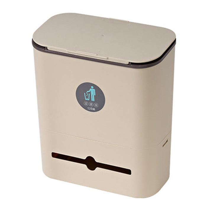Hanging Kitchen Trash Can With Lid