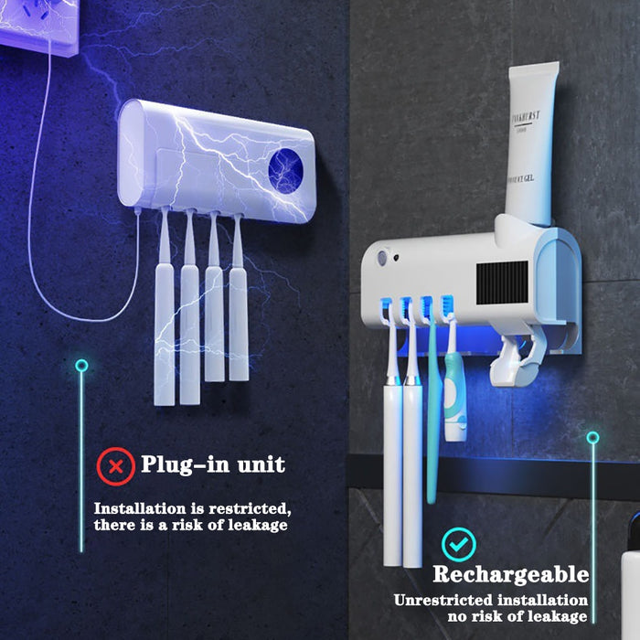 Smart Solar Toothbrush Sterilizer