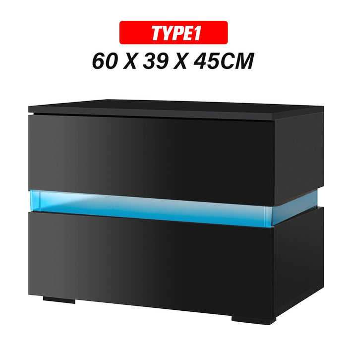 LED Light Bedside Cabinet