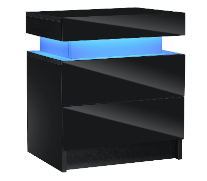 LED Light Bedside Cabinet